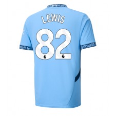 Manchester City Rico Lewis #82 Hjemmedrakt 2024-25 Kortermet